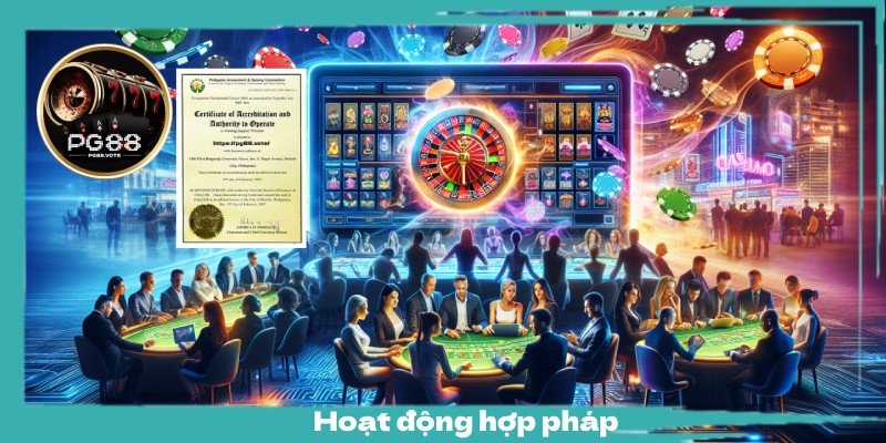 Cassino PG88 hoạt động hợp pháp