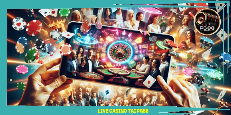 Sòng live casino PG88 sống động